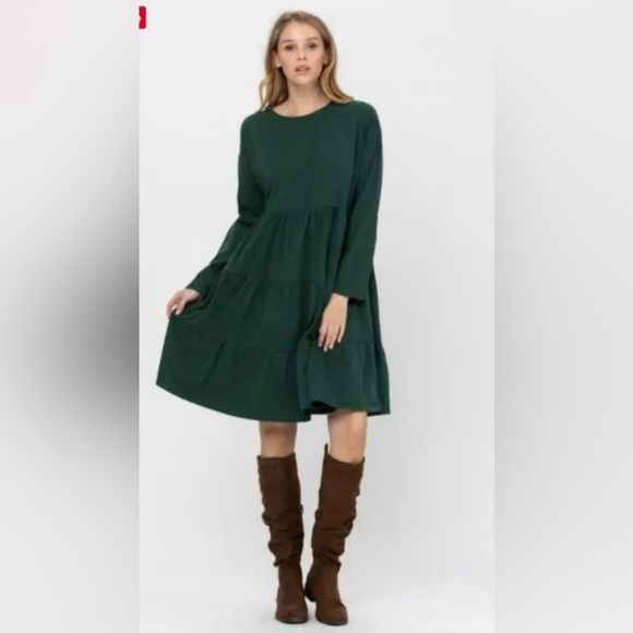 Serra Dresses & Skirts - Serra Long Sleeve Ruffle Dress 🎁